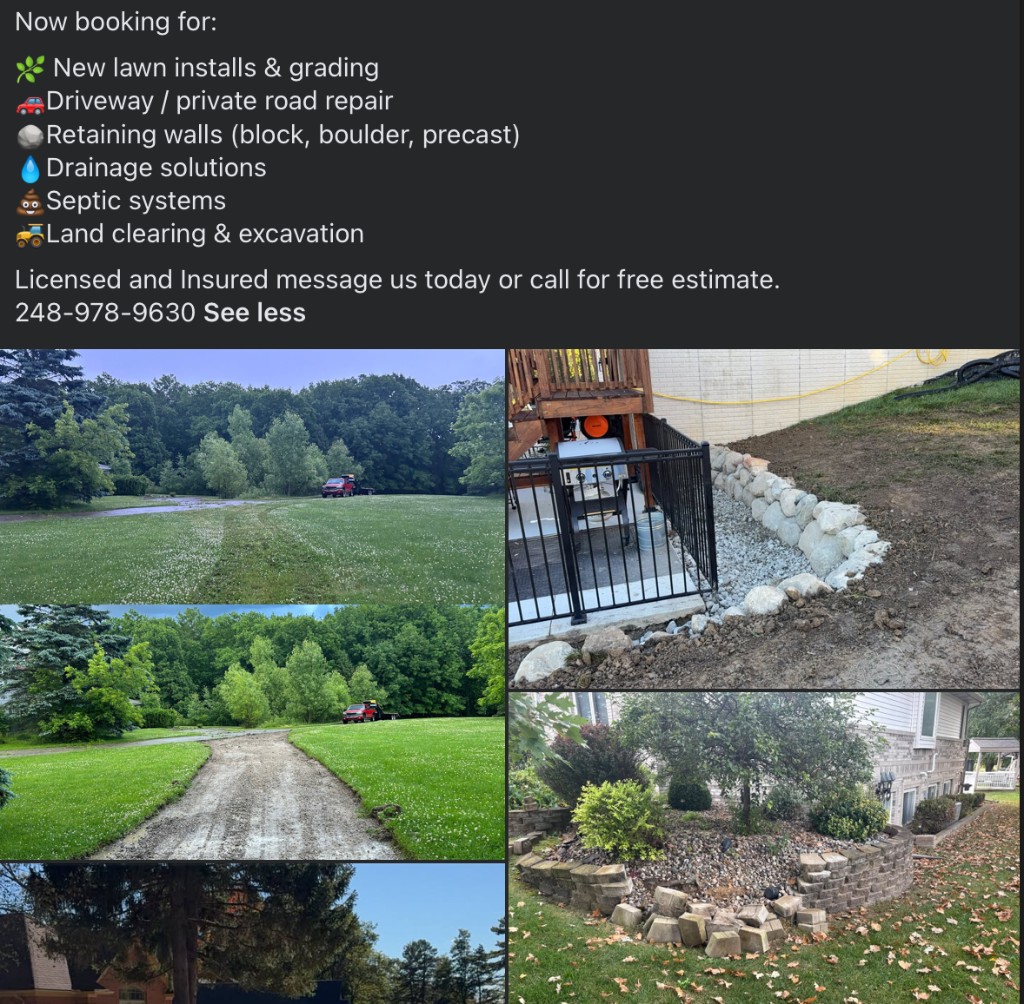 Lawn install and landscape project